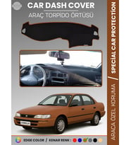TOYOTA COROLLA E100 (1991-1995) Torpido Örtüsü Ön Göğüs Koruma Araca Özel Çatlamayı Önler Kaymaz