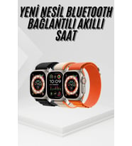 Mey İthalat® 2025 Yeni Model Akıllı Saat Android İos Uyumlu Çağrı Cevaplama