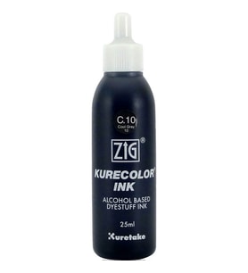 Zig Kurecolor Ink Alkol Bazlı Mürekkep C10 COOL GRAY 10 