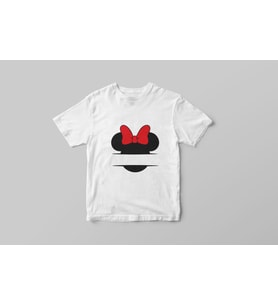 Minnie Mause Baskı Tişört (Yetişkin - Çocuk)