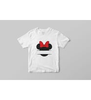 Minnie Mause Baskı Tişört (Yetişkin - Çocuk)