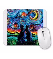 Cat Van Gogh's  Cats Kedi Mouse Pad