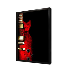 Gitar Çerçeveli Mdf Tablo