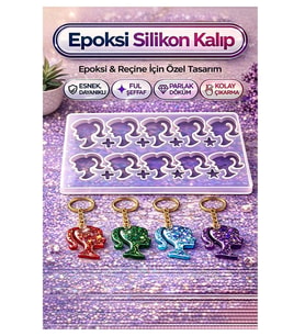 Barbie anahtarlık kalıbı