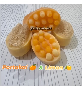 PORTAKALLI VE LİMONLU MASAJ SABUNU