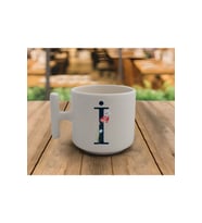 Latte & Espresso El Yapımı 'i' Baş Harf Kupa T Kulp Kupa 200 Ml