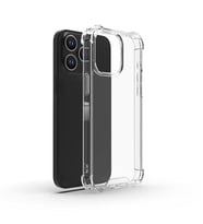 Coverzone iPhone 15 Pro ile uyumlu K?l?f Z-Nitro Anti Shock Silikon Kapak Kamera Korumal? Anti?ok Airbag K�?e Korumal? Silikon ?effaf K?l?f
