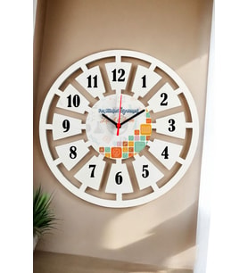Fen Bilimleri Öğretmeni Duvar Saati 40cm 002 (Beyaz)