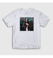 Presmono Unisex Çocuk Beyaz Poster V2 Dua Lipa T-Shirt 326051tt (Beyaz)