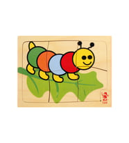 Tırtıl Ahşap Puzzle