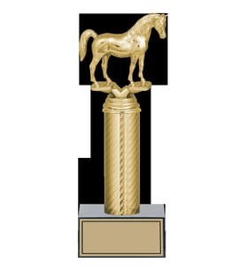 ODAK KUPA - Figürlü Kupalar - At Figürlü Kupalar FG-007 A - 27 cm
