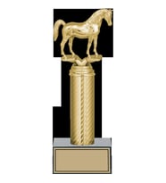 ODAK KUPA - Figürlü Kupalar - At Figürlü Kupalar FG-007 A - 27 cm