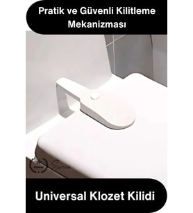 #Kilit Üniversal Klozet Kilidi Bebek Çocuk Güvenlik Kilidi Yapışkanlı WC Kapağı Kilidi Tuvalet Emniy