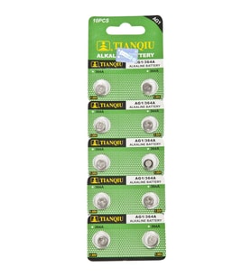 TIANQIU AG1 LR621/364 Alkalin 10'lu Düğme Pil
