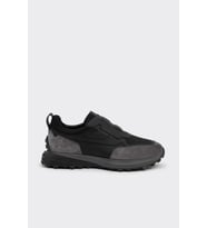 Hakiki Deri Comfort Taban Erkek Sneaker (Siyah-Gri)