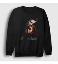 Presmono Unisex Siyah Edward Bella Twilight Sweatshirt 311010tt