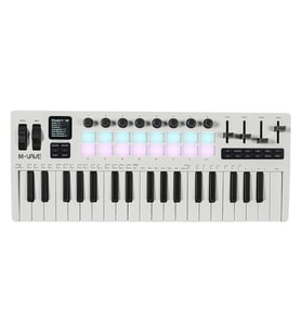 M-VAVE SMK 37 PRO MİDİ KLAVYE BEYAZ
