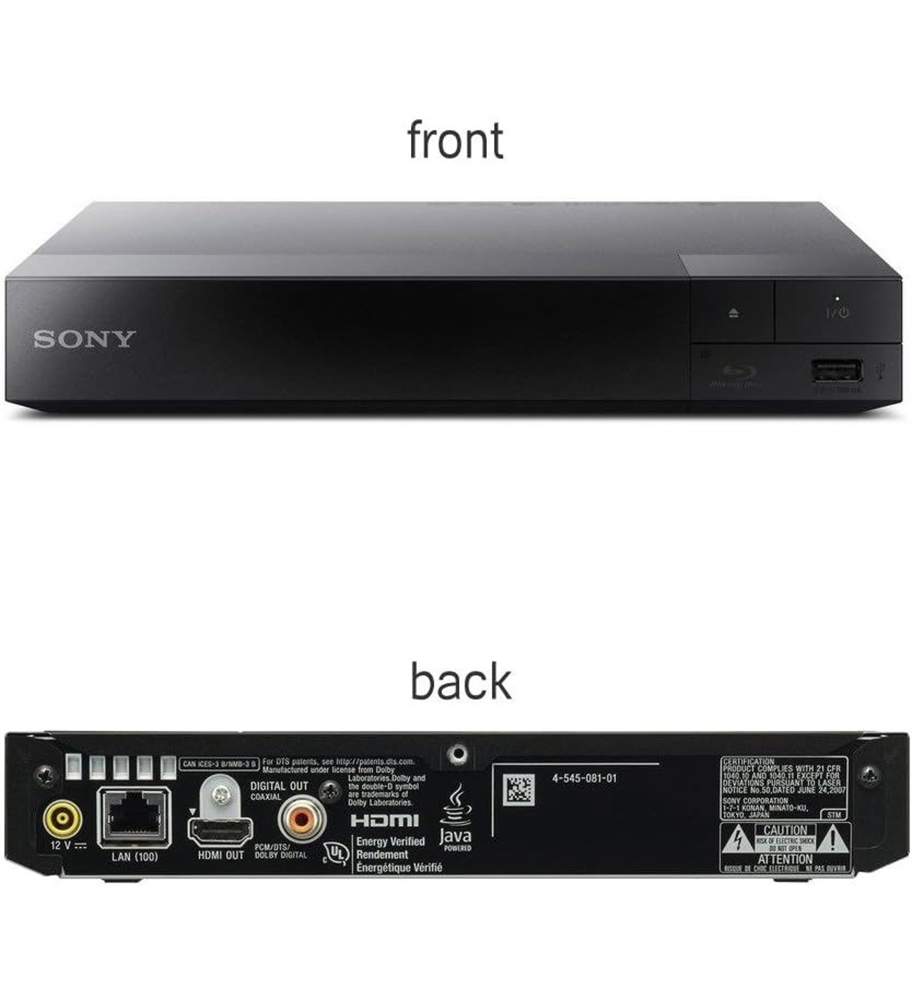 Sony BDP-BX370 Blu-Ray Oynatıcı - WiFi, Video Akışı ve Ekran Yansıtma