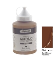 Bigpoint Akrilik Boya 500 ml Burnt Sienna 684 (Renksiz)