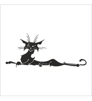 KEDİ FOLYO STİCKER 50cm Uzunluk (Karışık)