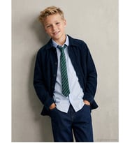 LCW Kids Lacivert Erkek Çocuk Kadife Gömlek