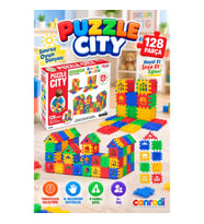 03703 Puzzle City 128 Parça -Dede