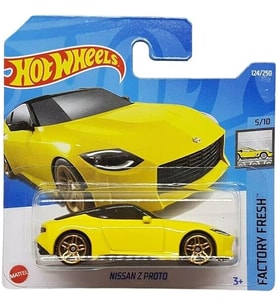 Hot Wheels - Nissan Z Proto - Factoty Fresh 5/10 - Hct13 - Kısa Kart - Sarı - Mattel 2022 (Çok Renkli)