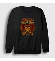 Presmono Unisex Siyah Wings Avenged Sevenfold Sweatshirt 16213tt