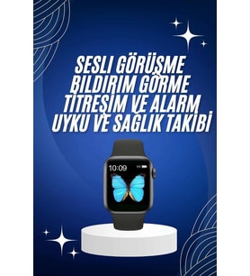 Arama Cevaplayabilen Akıllı Saat Bluetooth Bağlantılı Sosyal Medya Girişli