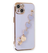 iPhone 14 Kılıf Esila Silikon - Lila