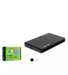 Hadron HDX1757 2.5 inç Sata USB 2.0 Harddisk Kutusu Siyah - Plastik Kasa