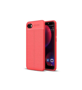 HTC Desire 12 Uyumlu Kılıf Zore Niss Silikon Kapak (Kırmızı)