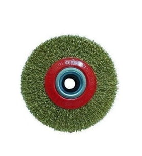 Mey İthalat® Hawk 10109 Daire Fırça Sarı Telli 200X25 mm