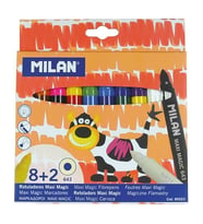 Milan Maxi Magic ve Sihirli Fiber Kalem 10lu 643