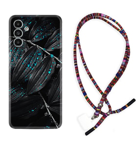 Samsung A23 A31 A32 A50 A51 A52 A53 A70 Kılıf Boyun Asklı Rasta Silikon Foid Green 1643