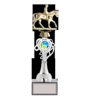 ODAK KUPA - Figürlü Kupalar - At / Binici Figürlü Kupalar FG-034 B - 35 cm