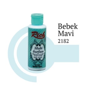 Rich Multi Surface 2182 Bebek Mavi Akrilik Boya 120 cc