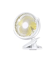Usb Kablolu Midi Fan Standlı Taşınabilir 20cm Yüksekliği Oynar Başlık 2 Kademeli Üfleme (Beyaz)