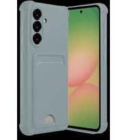 Pilelistore   Samsung Galaxy A56 Kılıf Kelvin Kartvizitli Silikon - Açık Yeşil