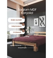 Lotus Çift Kişilik MDF Karyola