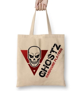 Ghostz Logo Preta 2017 Bez Çanta Uzun Saplı