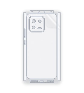 SChitec Xiaomi 13 Uyumlu Fullbody Arka Kaplama Hidrojel Koruyucu Film