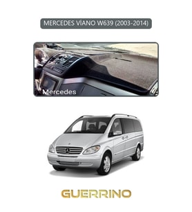 MERCEDES VİANO W639 2003-2014TORPİDO KORUMA HALISI GRİ KENAR