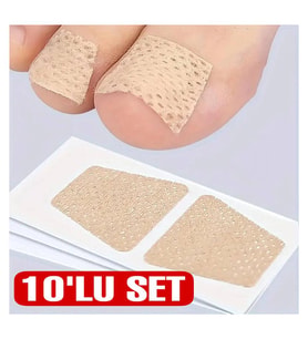 Kolay Uygulanabilir Ayak Tırnağı Onarım Yaması (10lu Set)