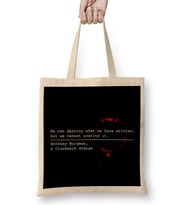 Dystopian A Clockwork Orange Quote Bez Çanta Uzun Saplı