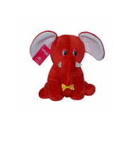 Sevimli Oturan Fil Peluş Oyuncak Uyku Arkadaşı 20 Cm (Çok Renkli)
