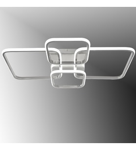 TT500-4-KR TT Aydınlatma Krom Kaplama Plofonyer 4 lü Led Avize (Beyaz)