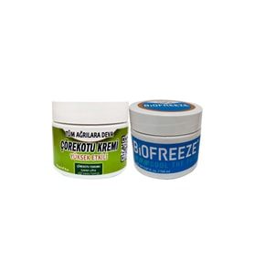 Çörek Otu Kremi Ağrı Kremi 100 ml Krem + Biofreeze 150 ml Eklem Kas ve Fıtık Ağrılarına Rahatlatıcı Set