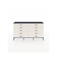 Arges Konsol 10 Çekmeceli  176x30x99 Çam-Antrasit/Aytaşı