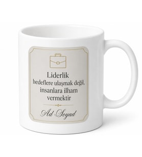 Patron Hediyesi Yönetici Temalı Baskılı Kupa Bardak Özel Tasarım Hediye